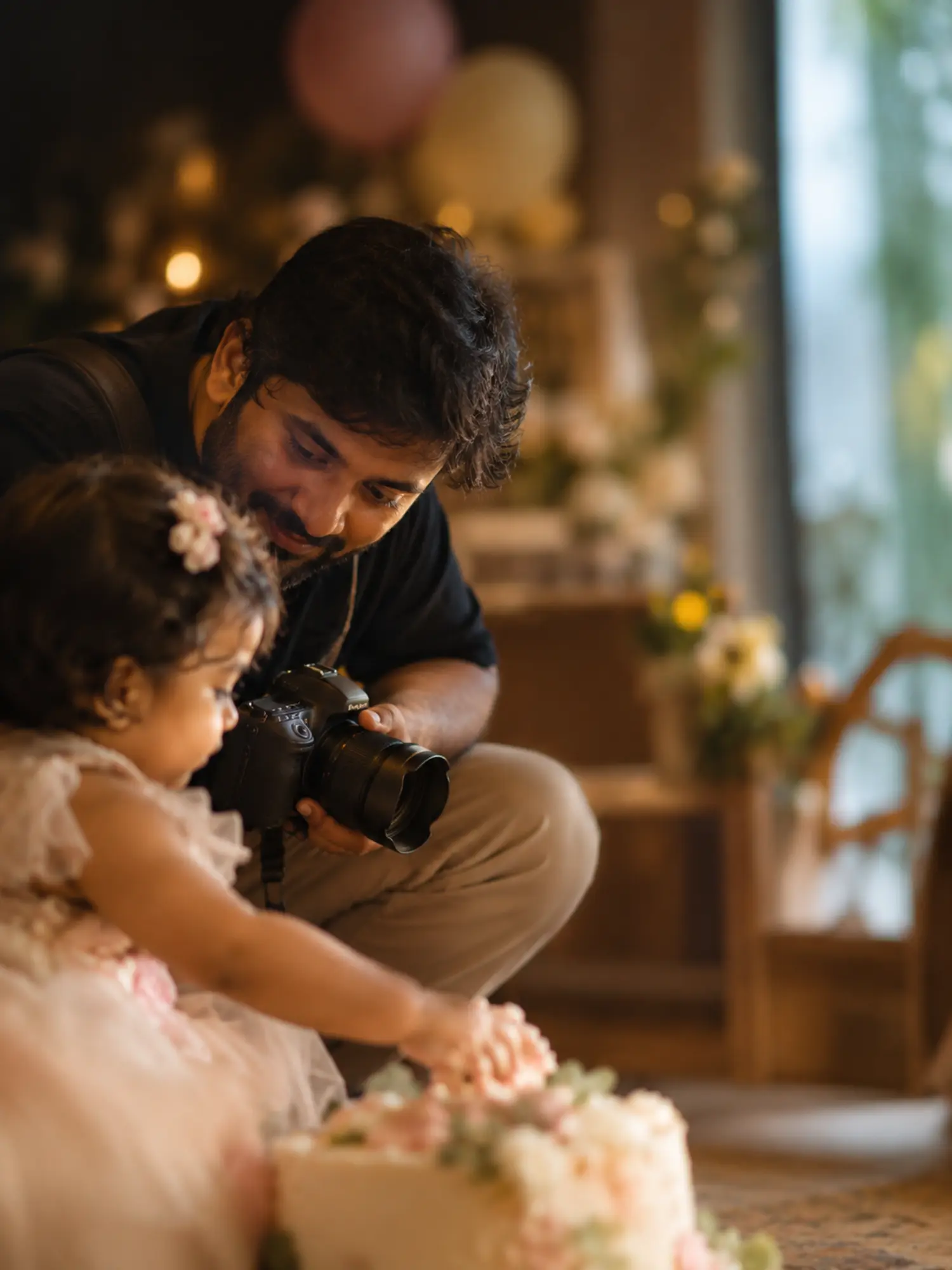 First birthday cake smash photography in Bangalore