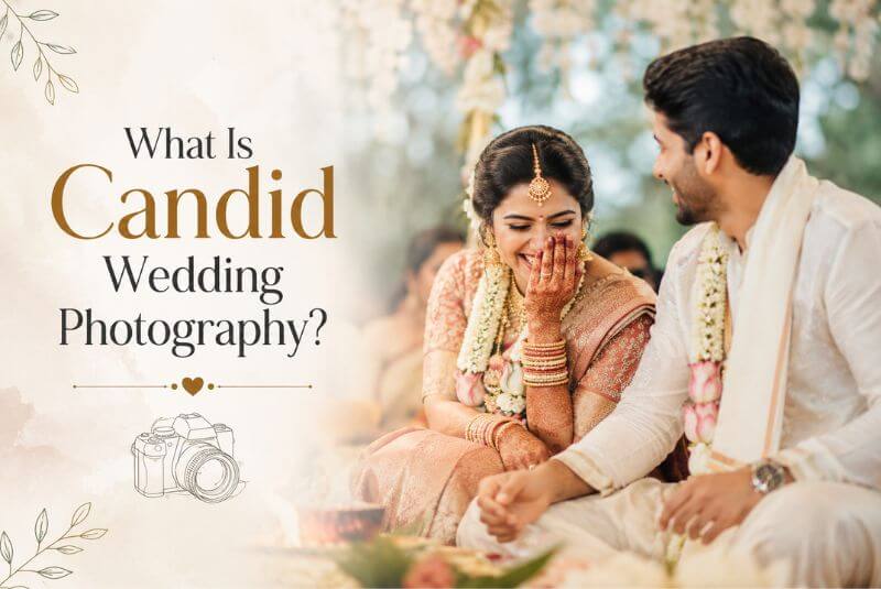 Candid wedding photography – Indian couple laughing