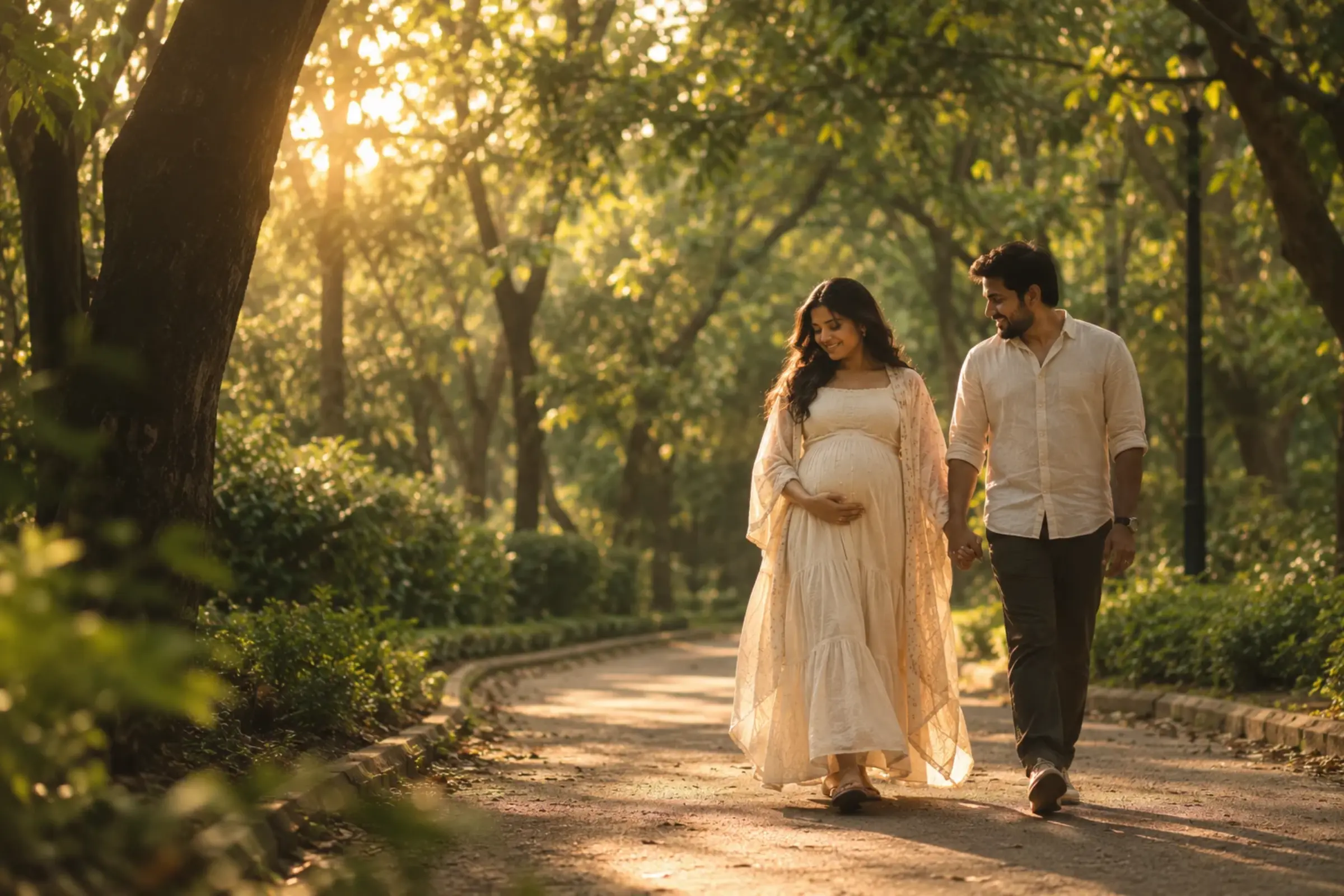 Maternity photoshoot at Cubbon Park, Bangalore