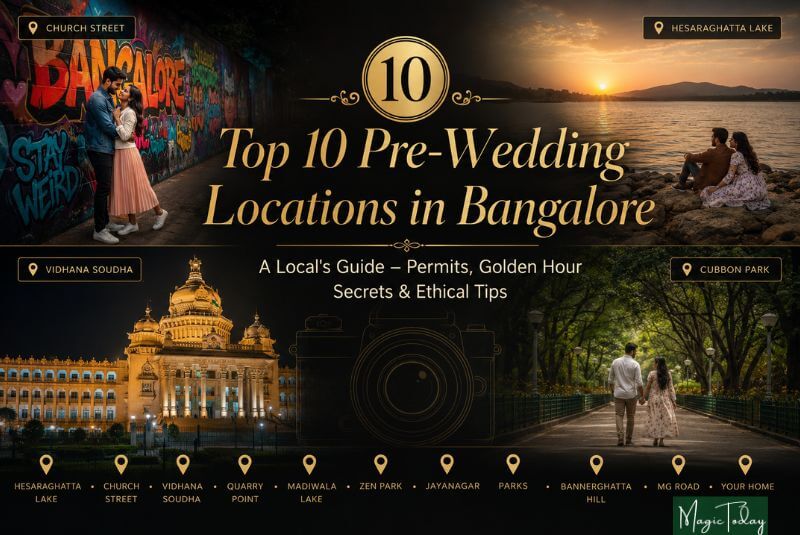 Couple pre-wedding shoot at Cubbon Park Bangalore