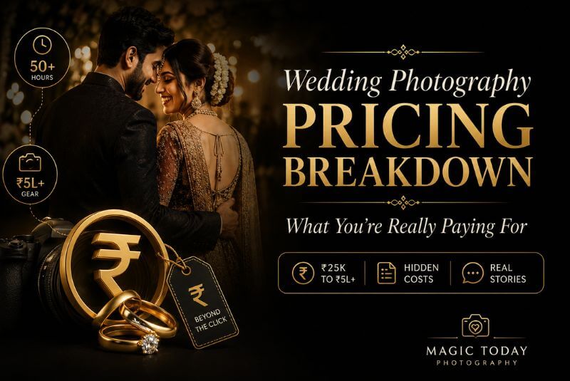 Wedding photography pricing breakdown guide 2026
