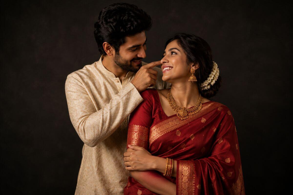 Cultural couture studio pre-wedding